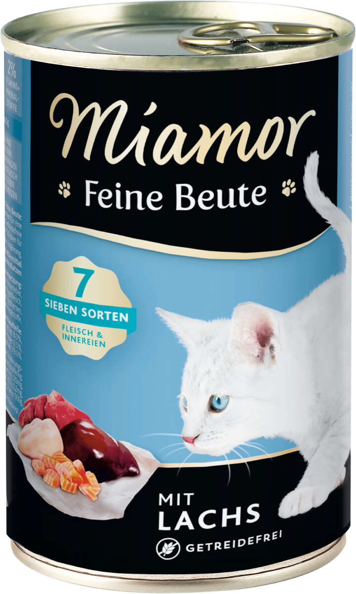 Miamor Katzen-Nassfutter Feine Beute Lachs